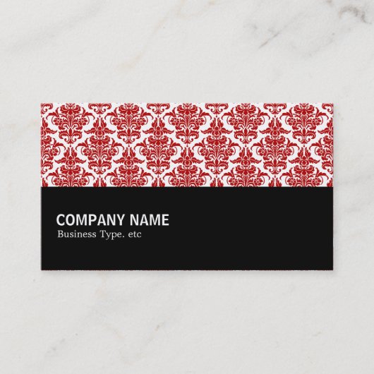 Carte De Visite Mi-chemin 073 - Ruby Damask (Devant)