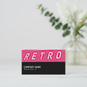 Carte De Visite Mi-chemin 092 - Retro is Neon (Debout devant)
