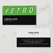 Carte De Visite Mi-chemin 093 - Retro is Green 02 (Devant / Derrière)