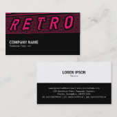 Carte De Visite Mi-chemin 094 - Retro is Darkroom (Devant / Derrière)