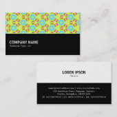 Carte De Visite Mi-chemin 09 - Terrazzo Motif 01 (Devant / Derrière)