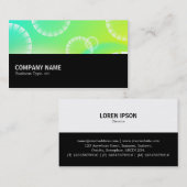 Carte De Visite Mi-chemin - Abstrait 01 (Devant / Derrière)