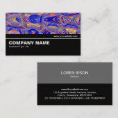 Carte De Visite Mi-chemin V2 010 - Abstrait fractal 061012a (Devant / Derrière)