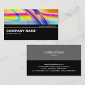 Carte De Visite Mi-chemin V2 013 - Abstrait fractal 061012f (Devant / Derrière)