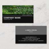 Carte De Visite Mi-chemin V2 026 - Fleurs de bois (Devant / Derrière)