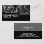 Carte De Visite Mi-chemin V2 02 - Forêt (Devant / Derrière)