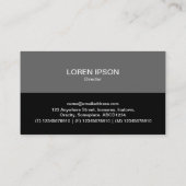 Carte De Visite Mi-chemin V2 - Clavier lumineux (Dos)