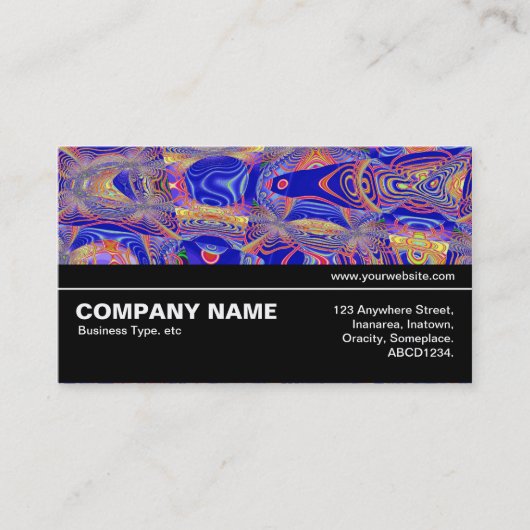 Carte De Visite Mi-chemin V3 010 - Abstrait fractal 061012a (Devant)