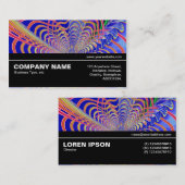 Carte De Visite Mi-chemin V3 011 - Abstrait fractal 061012d (Devant / Derrière)