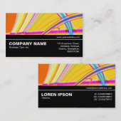 Carte De Visite Mi-chemin V3 012 - Abstrait fractal 061012e (Devant / Derrière)