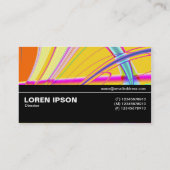 Carte De Visite Mi-chemin V3 012 - Abstrait fractal 061012e (Dos)