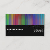 Carte De Visite Mi-chemin V3 01 - Rideau arc-en-ciel (Dos)