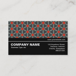 Carte De Visite Mi-chemin V3 023 - Motif géométrique 09