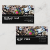 Carte De Visite Mi-chemin V3 036 - Bling Marché aux puces (Devant / Derrière)