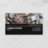 Carte De Visite Mi-chemin V3 036 - Bling Marché aux puces (Dos)