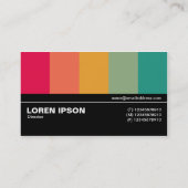 Carte De Visite Mi-chemin V3 03 - Bars couleur (Dos)