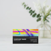 Carte De Visite Mi-chemin V3 08 - Abstrait fractal 061012f (Debout devant)