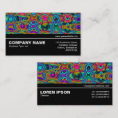 Carte De Visite Mi-chemin V3 09 - Abstrait fractal 191111a (Devant / Derrière)