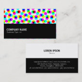 Carte De Visite Mi-parcours - Couleur Motif demi-teinte (Devant / Derrière)