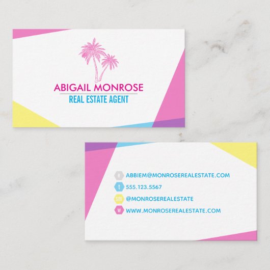 Carte De Visite Miami Nights (Devant / Derrière)