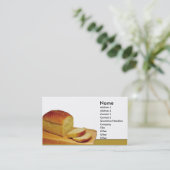 Carte De Visite Miche de pain (Debout devant)