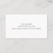 Carte De Visite Micro-lames, sourcils, tatouage, maquillage perman (Dos)