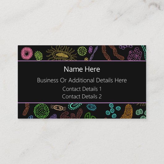 Carte De Visite Microbes (Dos)