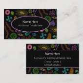 Carte De Visite Microbes (Devant / Derrière)