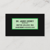 Carte De Visite Microbes Virales (Dos)