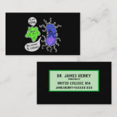 Carte De Visite Microbes Virales (Devant / Derrière)