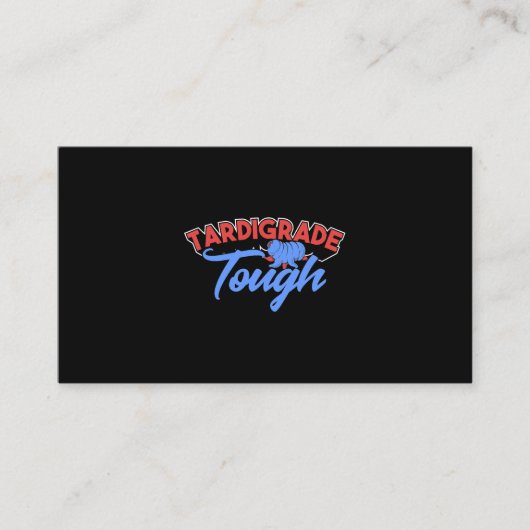 Carte De Visite Microbiologie Tardigrade Ours d'eau Science Microb (Devant)