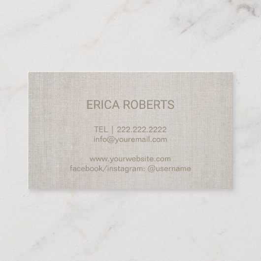 Carte De Visite Microblading Brow Maquillage Artiste Gold Script L (Dos)