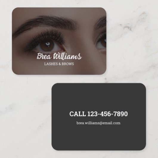 Carte De Visite Microblading Brows (Devant / Derrière)