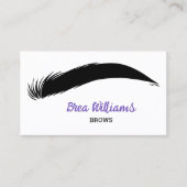 Carte De Visite Microblading Brows (Devant)