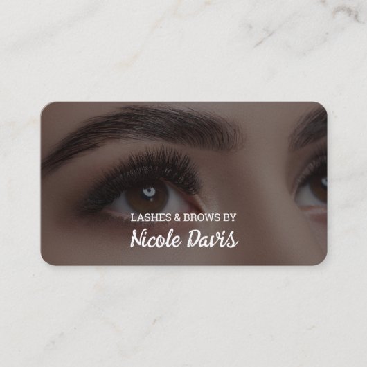 Carte De Visite Microblading Brows (Devant)