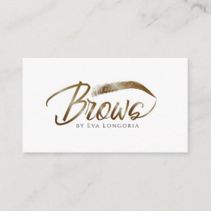 Carte De Visite Microblading, épilation des sourcils au fil et ser