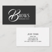 Carte De Visite Microblading et maquillage permanent (Devant / Derrière)