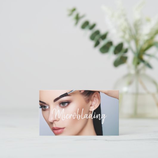 Carte De Visite Microblading et maquillage permanent (Debout devant)