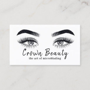Carte De Visite Microblading Moderne
