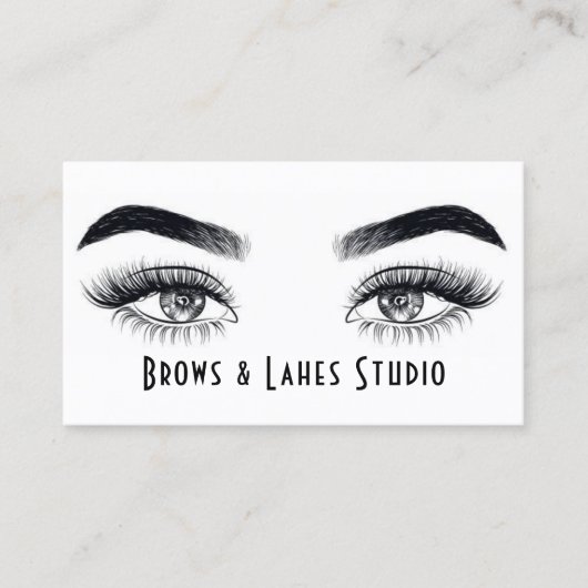 Carte De Visite Microblading Moderne , Sourcils, Maquillage Perma (Devant)