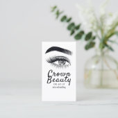 Carte De Visite Microblading Moderne , Sourcils,  Maquillage Perma (Debout devant)