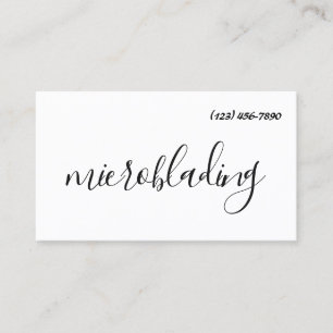 Carte De Visite Microblading Moderne , Sourcils,  Maquillage Perma