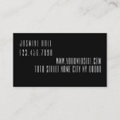 Carte De Visite Microblading Moderne , Sourcils, Maquillage Perma (Dos)