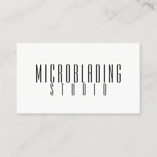 Carte De Visite Microblading Moderne , Sourcils, Maquillage Perma (Devant)