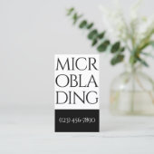 Carte De Visite Microblading Moderne , Sourcils, Maquillage Perma (Debout devant)