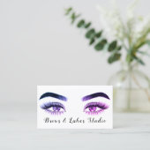 Carte De Visite Microblading Moderne , Sourcils,  Maquillage Perma (Debout devant)