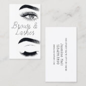 Carte De Visite Microblading Moderne , Sourcils, Maquillage Perma (Devant / Derrière)