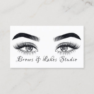 Carte De Visite Microblading Moderne , Sourcils, Maquillage Perma