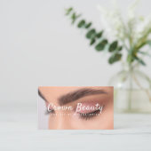 Carte De Visite Microblading Moderne , Sourcils, Maquillage Perman (Debout devant)