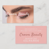 Carte De Visite Microblading Moderne , Sourcils, Maquillage Perman (Devant / Derrière)